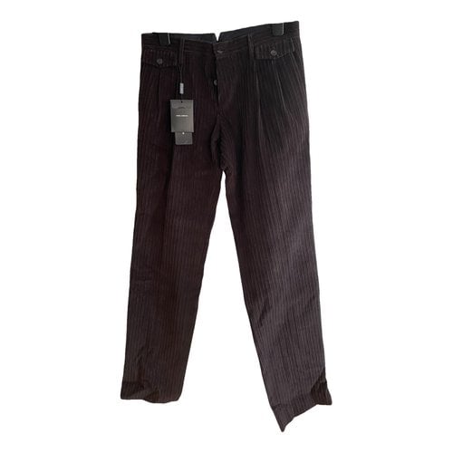 Pre-owned Dolce & Gabbana Straight Jeans In Brown