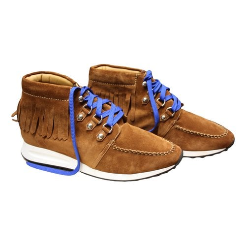 Pre-owned Dsquared2 Lace Ups In Brown