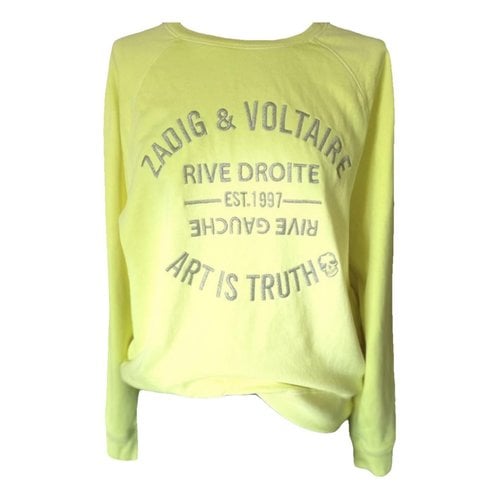 Pre-owned Zadig & Voltaire Sweatshirt In Yellow