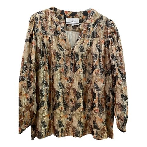 Pre-owned Ba&sh Spring Summer 2021 Silk Tunic In Gold