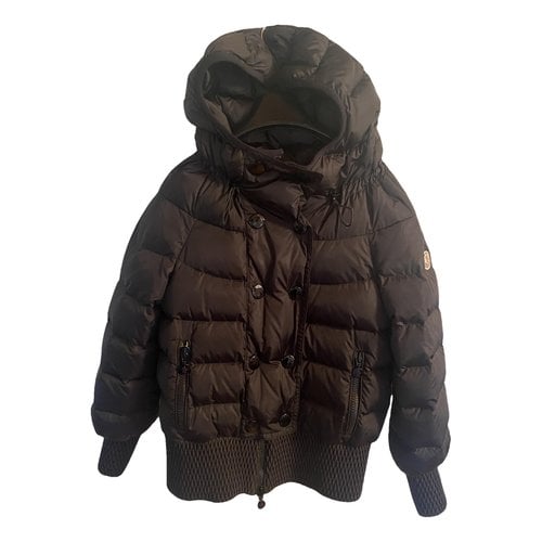 Pre-owned Moncler Hood Puffer In Black