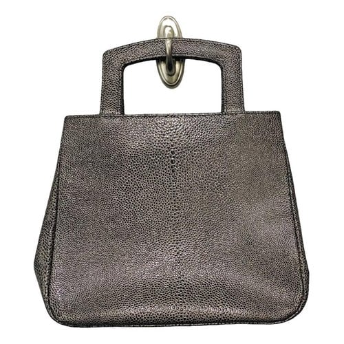 Pre-owned Saint Laurent Exotic Leathers Handbag In Grey
