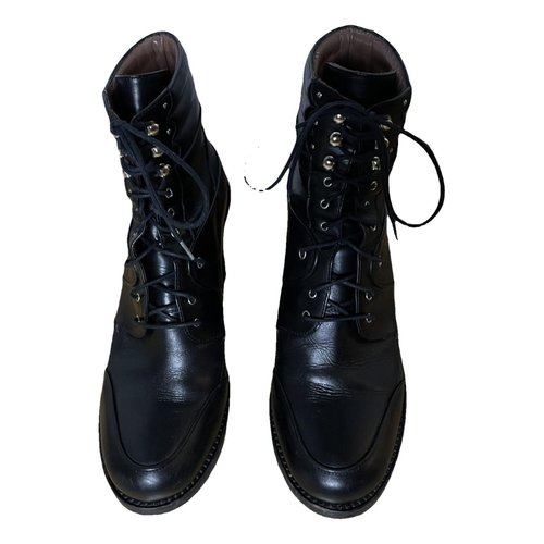 Pre-owned Tabitha Simmons Leather Boots In Black