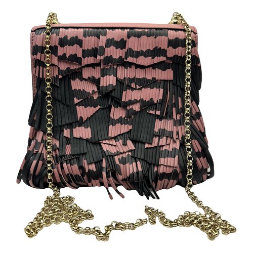 Pre-owned Smythson Leather Handbag In Pink