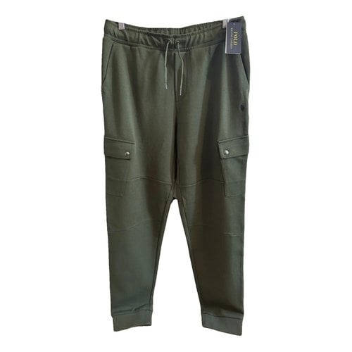 Pre-owned Polo Ralph Lauren Trousers In Khaki