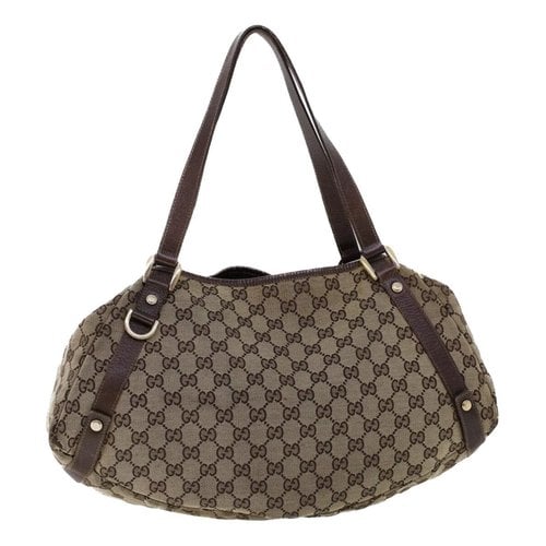 Pre-owned Gucci Tote In Beige