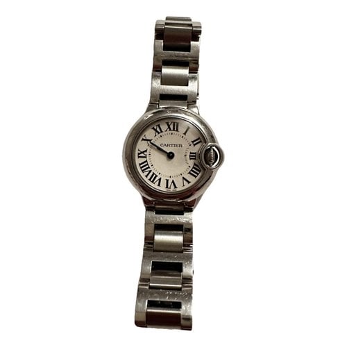 Pre-owned Cartier Ballon Bleu Watch In Metallic