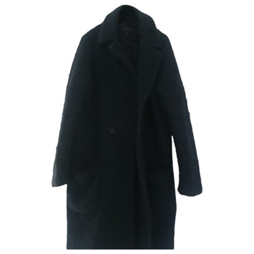 Pre-owned Berenice Wool Coat In Blue