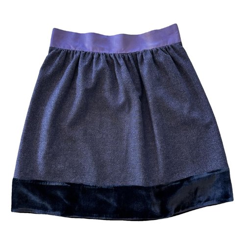 Pre-owned Etro Wool Mid-length Skirt In Purple