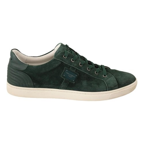 Pre-owned Dolce & Gabbana Low Trainers In Green