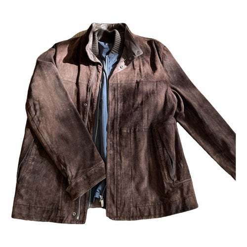 Pre-owned Zegna Jacket In Brown