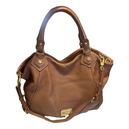 Pre-owned Marc By Marc Jacobs Classic Q Leather Handbag In Brown