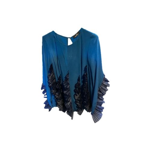 Pre-owned Roberto Capucci Silk Knitwear In Blue