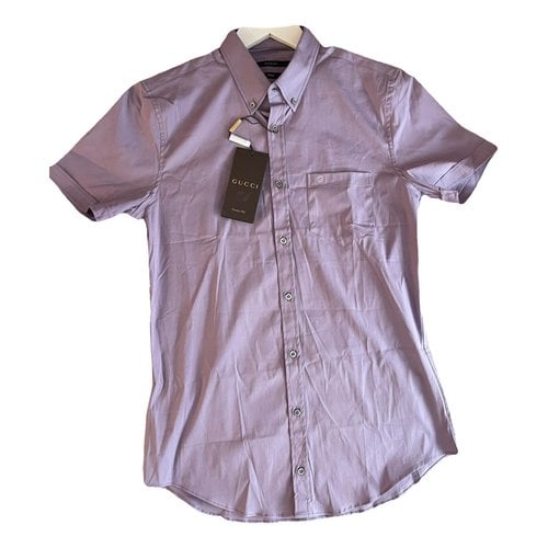 Pre-owned Gucci Shirt In Purple