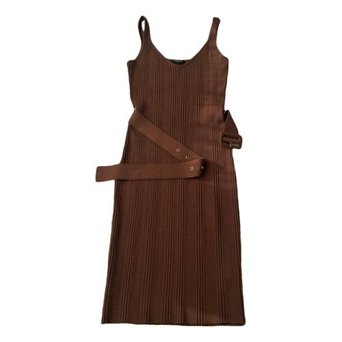 Pre-owned Marciano Dress In Brown