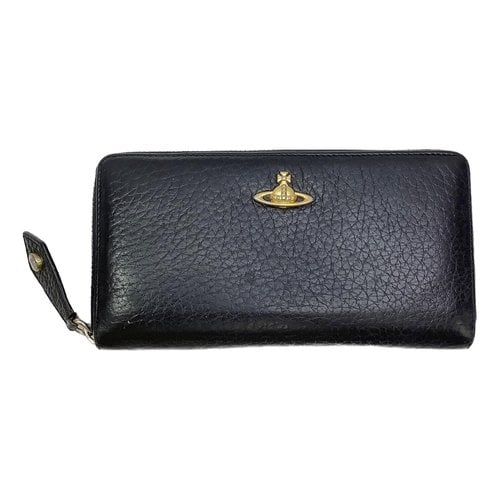 Pre-owned Vivienne Westwood Leather Wallet In Beige