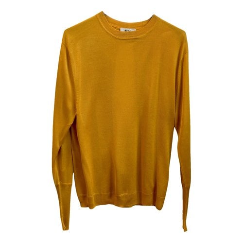 Pre-owned Acne Studios Silk Top In Yellow