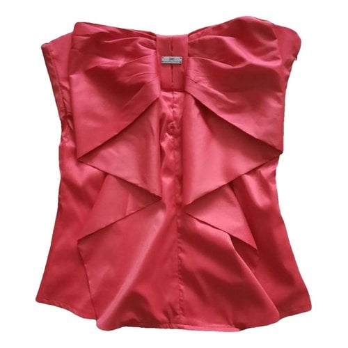 Pre-owned Elisabetta Franchi Corset In Red