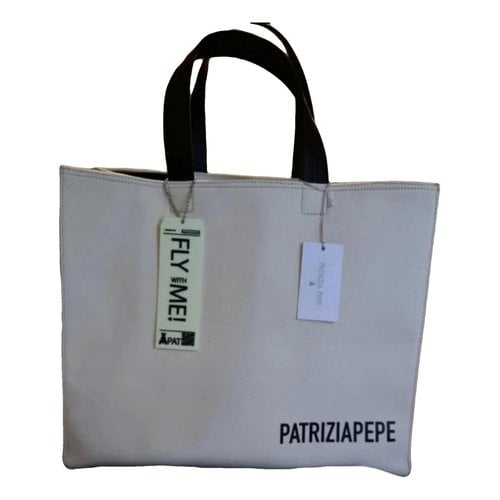 Pre-owned Patrizia Pepe Handbag In Beige