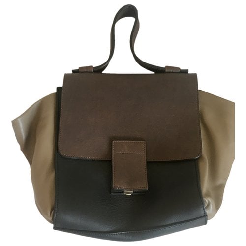Pre-owned Fausto Santini Leather Handbag In Brown