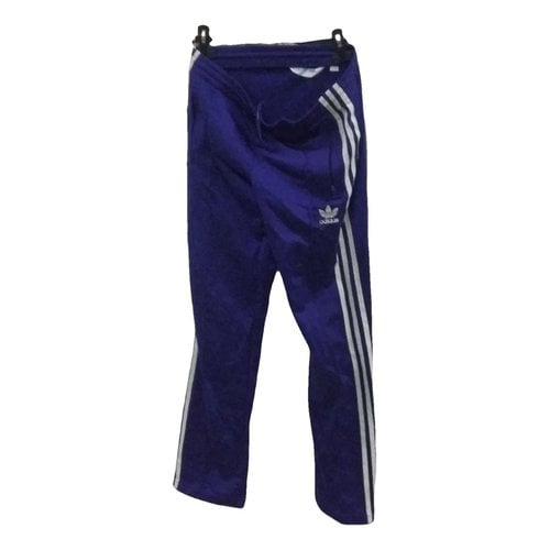 Pre-owned Adidas Originals Straight Pants In Purple