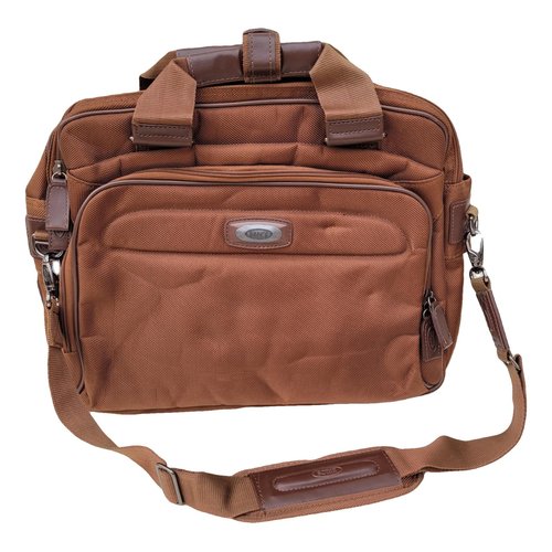 Pre-owned Bric's Cloth Satchel In Brown