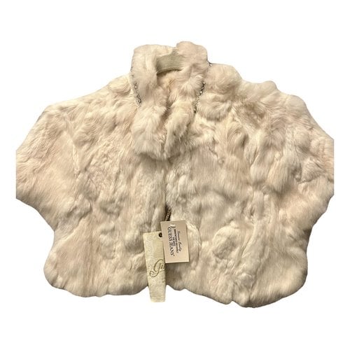 Pre-owned Guess Rabbit Jacket In White