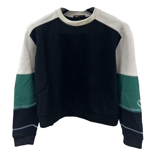 Pre-owned Maje Sweatshirt In Black