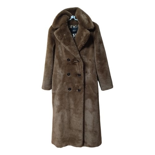 Pre-owned Seventy Coat In Brown