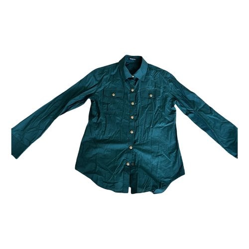 Pre-owned Balmain Blouse In Green