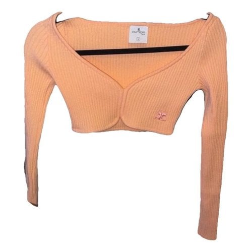 Pre-owned Courrèges Top In Orange