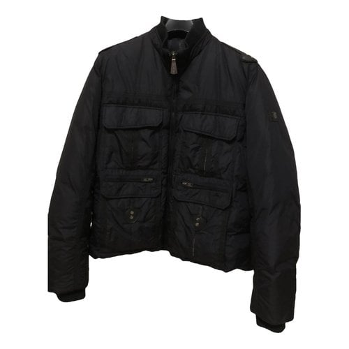 Pre-owned Trussardi Jeans Jacket In Black