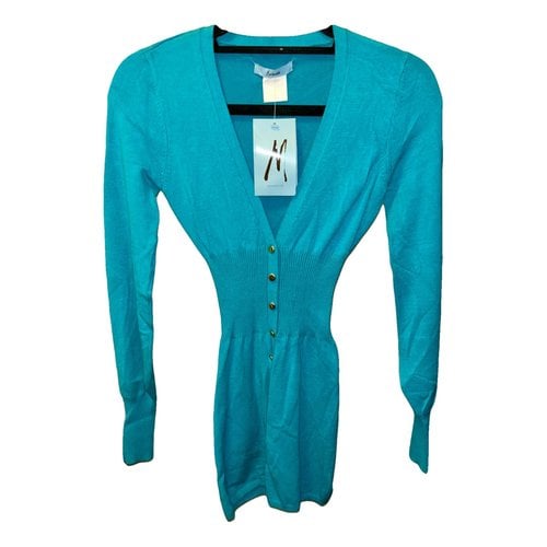 Pre-owned Marciano Blouse In Turquoise