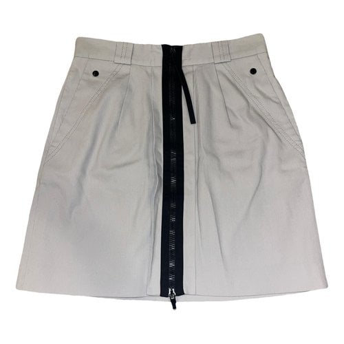 Pre-owned Gucci Mini Skirt In Grey