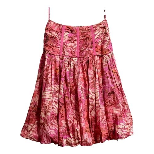 Pre-owned Ulla Johnson Mid-length Skirt In Pink