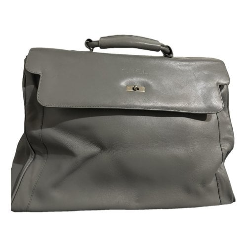 Pre-owned Ebel Leather Small Bag In Grey