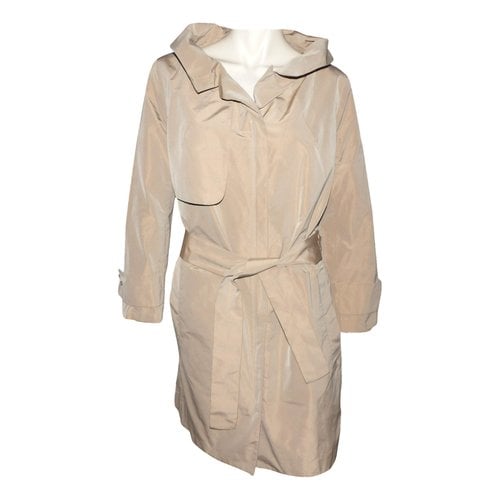 Pre-owned Carven Trench Coat In Beige