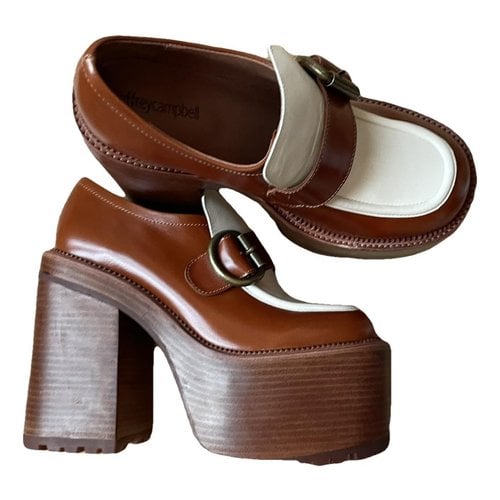 Pre-owned Jeffrey Campbell Leather Heels In Brown