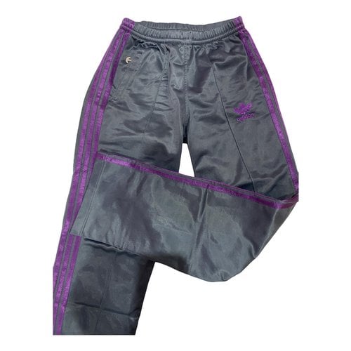 Pre-owned Adidas Originals Straight Pants In Purple
