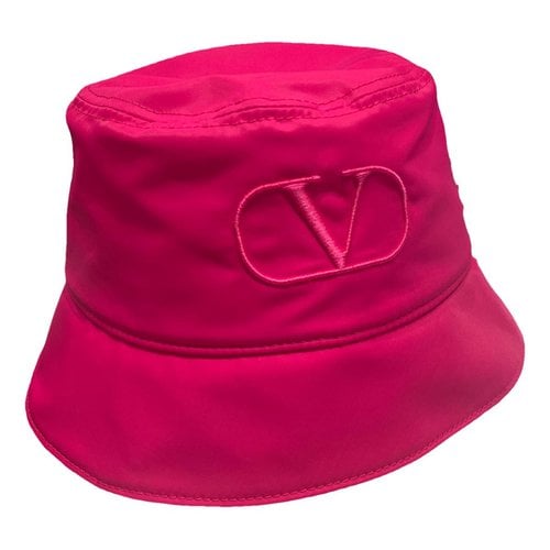 Pre-owned Valentino Garavani Hat In Pink