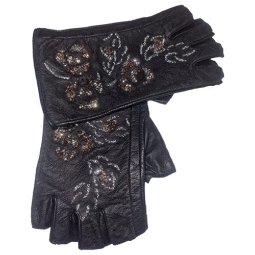 Pre-owned Valentino Garavani Leather Gloves In Other