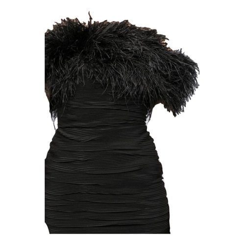 Pre-owned Rachel Gilbert Mid-length Dress In Black