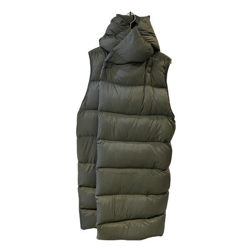 Pre-owned Rick Owens Puffer In Green