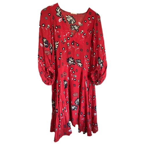Pre-owned Zadig & Voltaire Silk Mini Dress In Red