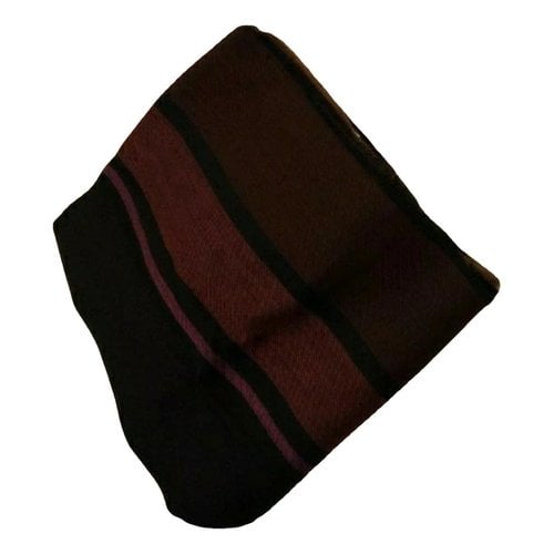 Pre-owned Colombo Cashmere Neckerchief In Brown