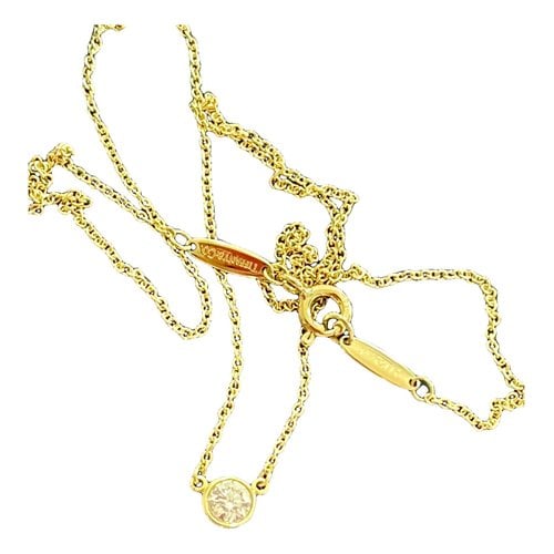 Pre-owned Tiffany & Co Elsa Peretti Yellow Gold Pendant