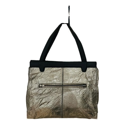 Pre-owned Alexander Wang Leather Tote In Gold