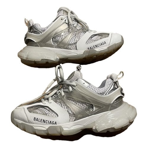Pre-owned Balenciaga Lace Ups In Grey