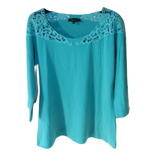 Pre-owned Luisa Spagnoli T-shirt In Turquoise