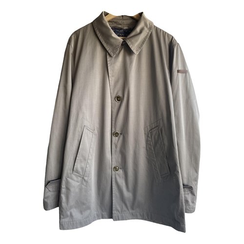 Pre-owned Baldessarini Trench In Grey